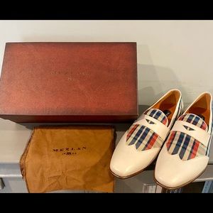 Gorgeous men’s designer MEZLAN Loafers, Sz 9 1/2